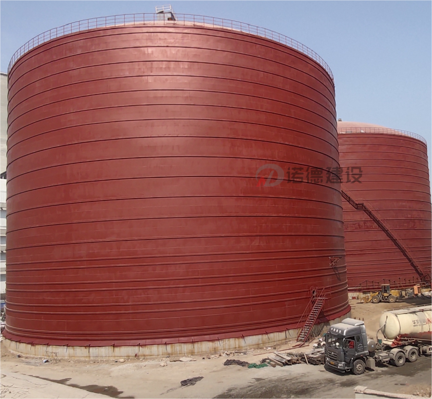 5万吨粉煤灰钢板仓2座